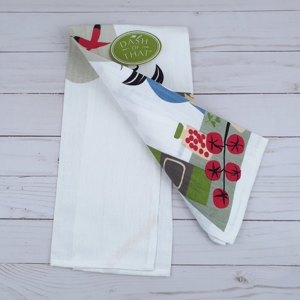 Kitchen Tea Towel Italian Chef Cooking - Picture 2 of 3